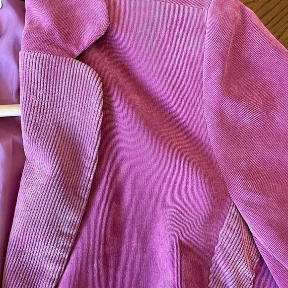 Requirements Pink Corduroy Jacket Women Small - Picture 5 of 6